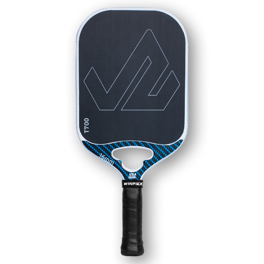 Pickleball Paddle, T700 Carbon Fiber Surface Thermoformed Pickleball Paddles with Foam Injected Walls, PP Honeycomb Core, Stable Performance Control & Power Pickleball Racket, USAPA Approved